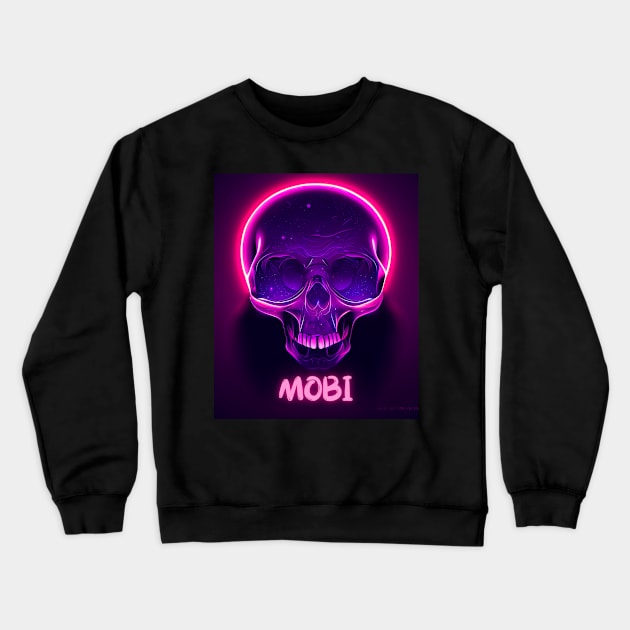 Mobi stickers Crewneck Sweatshirt by IWON